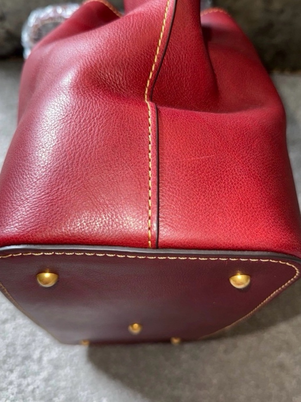 NWT Dooney & Bourke NWT Florentine  Brenna in Bordeaux with strap - Picture 7 of 12